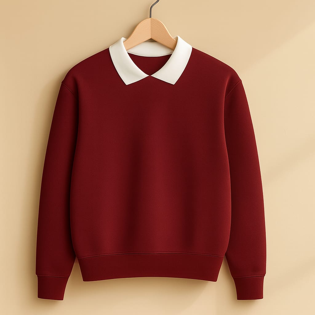 Collar Sweatshirt