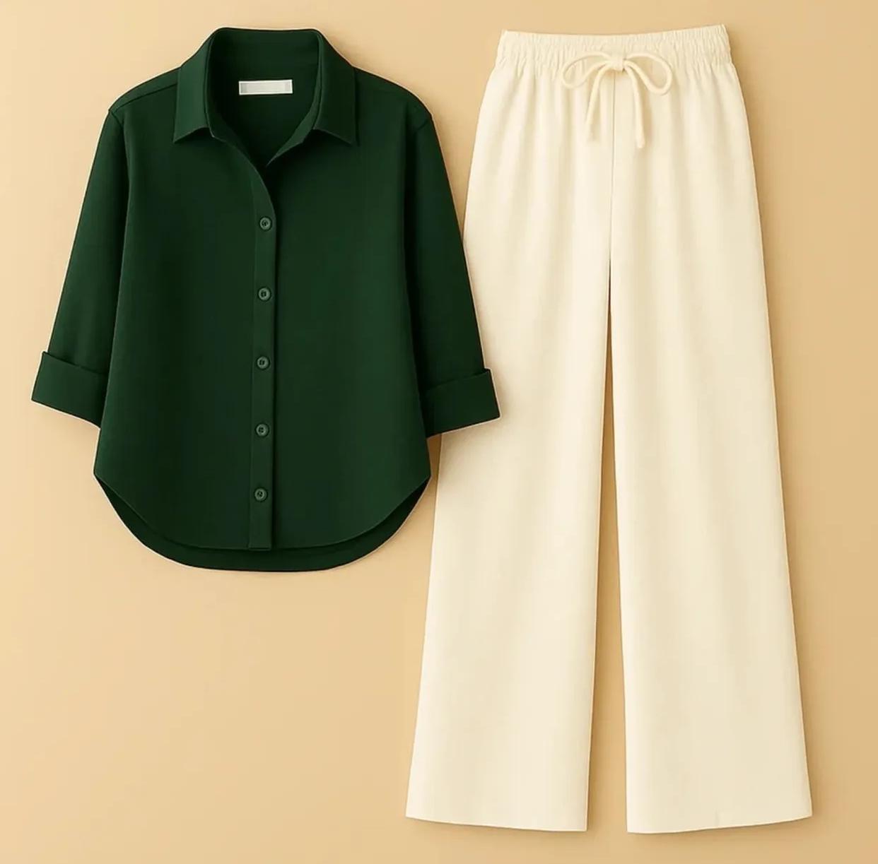 BUTTON DOWN SHIRT WITH FLAPPER TROUSER