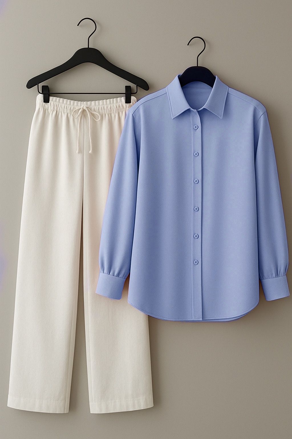 BUTTON DOWN SHIRT WITH FLAPPER TROUSER