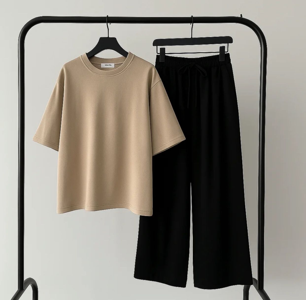 Oversized Tee and Flapper Trouser