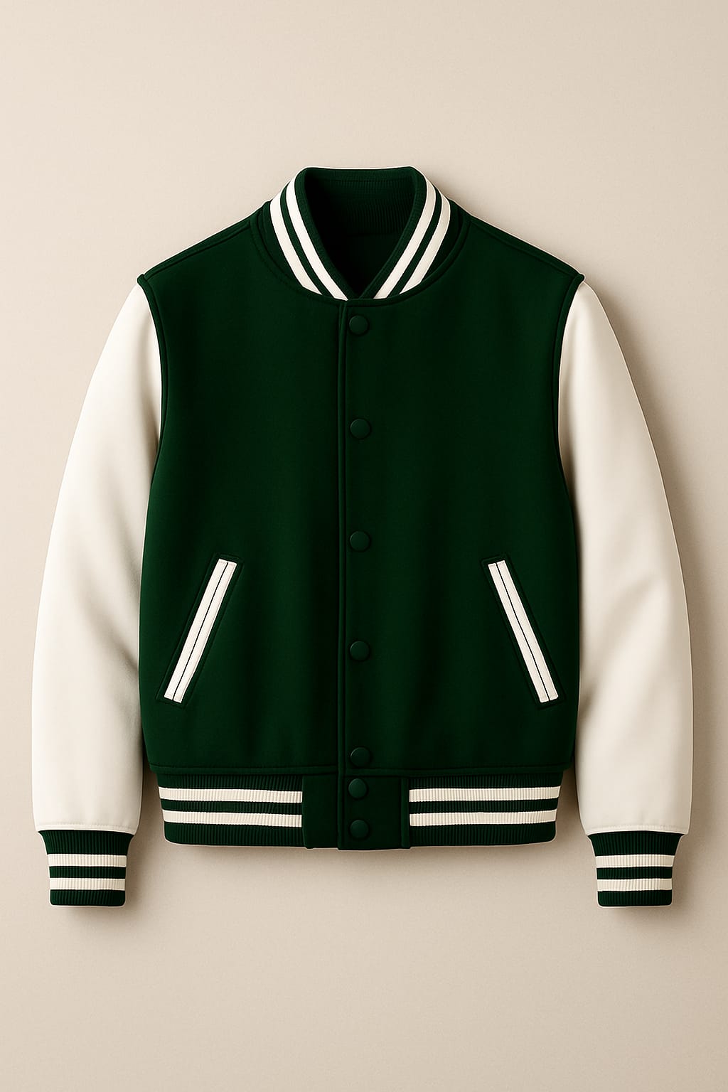 Forest Green Baseball Jacket