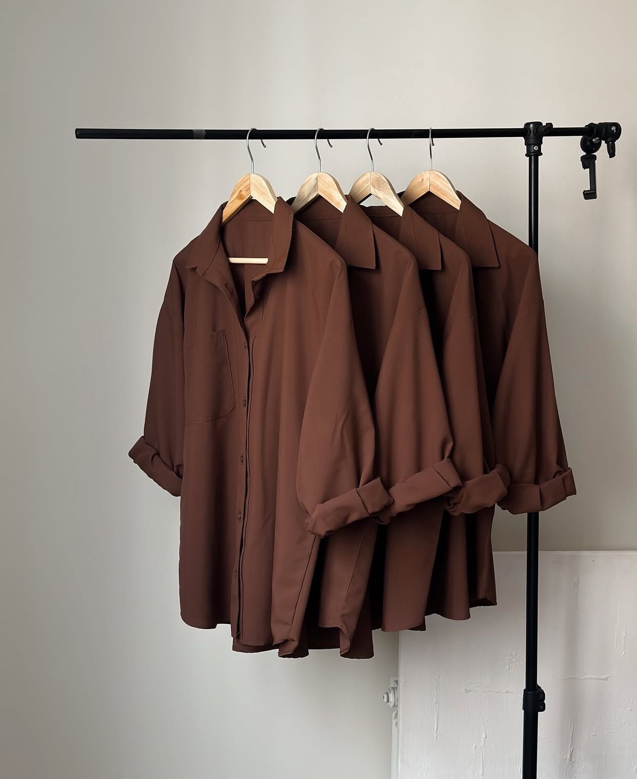 Brown Button Down Shirt