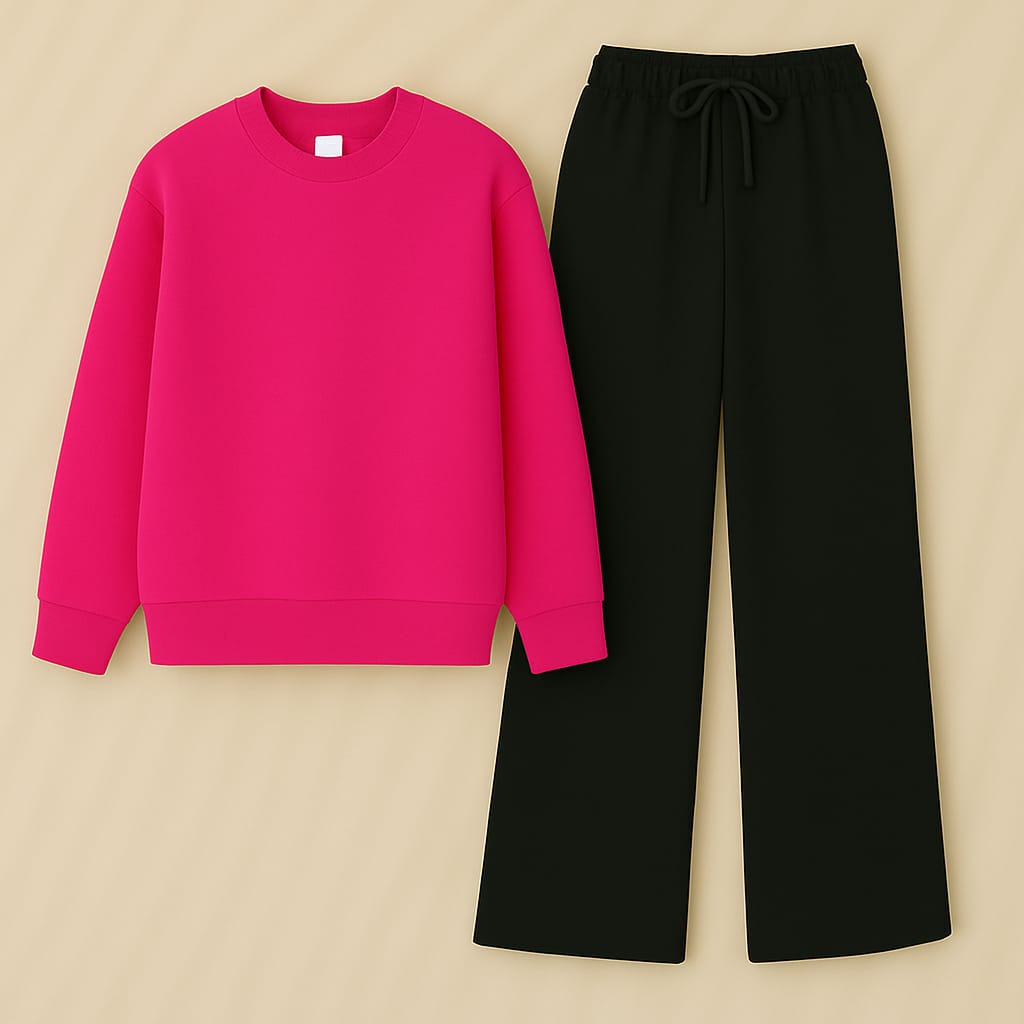 Sweatshirt With Black Flapper