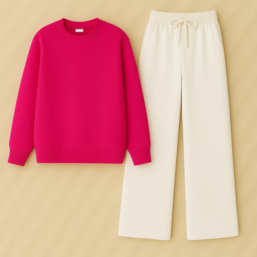 Sweatshirt With White Flapper