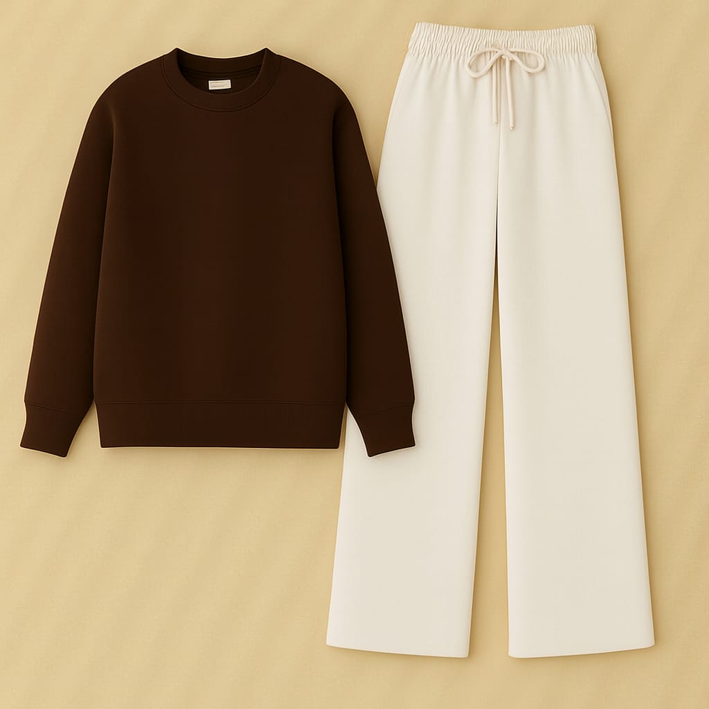 Sweatshirt With White Flapper