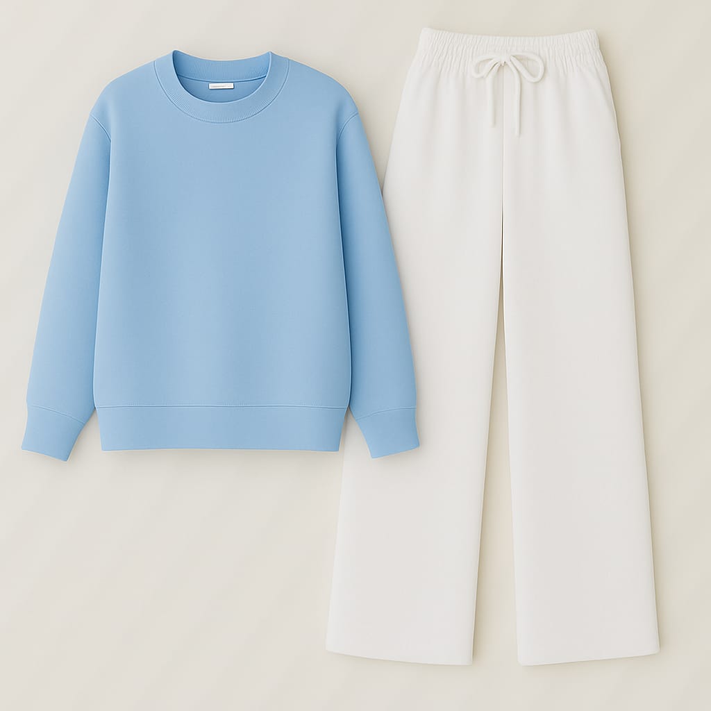 Sweatshirt With White Flapper