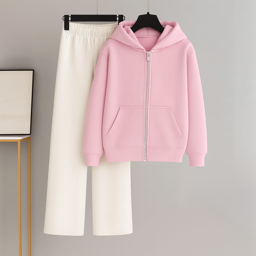 Zipper With White Flapper