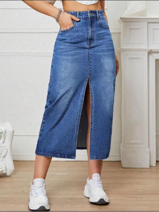Denim skirt