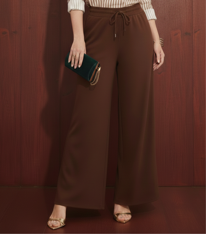 Brown Flapper Trouser