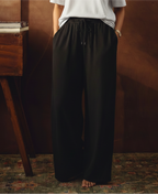 Black Flapper Trouser