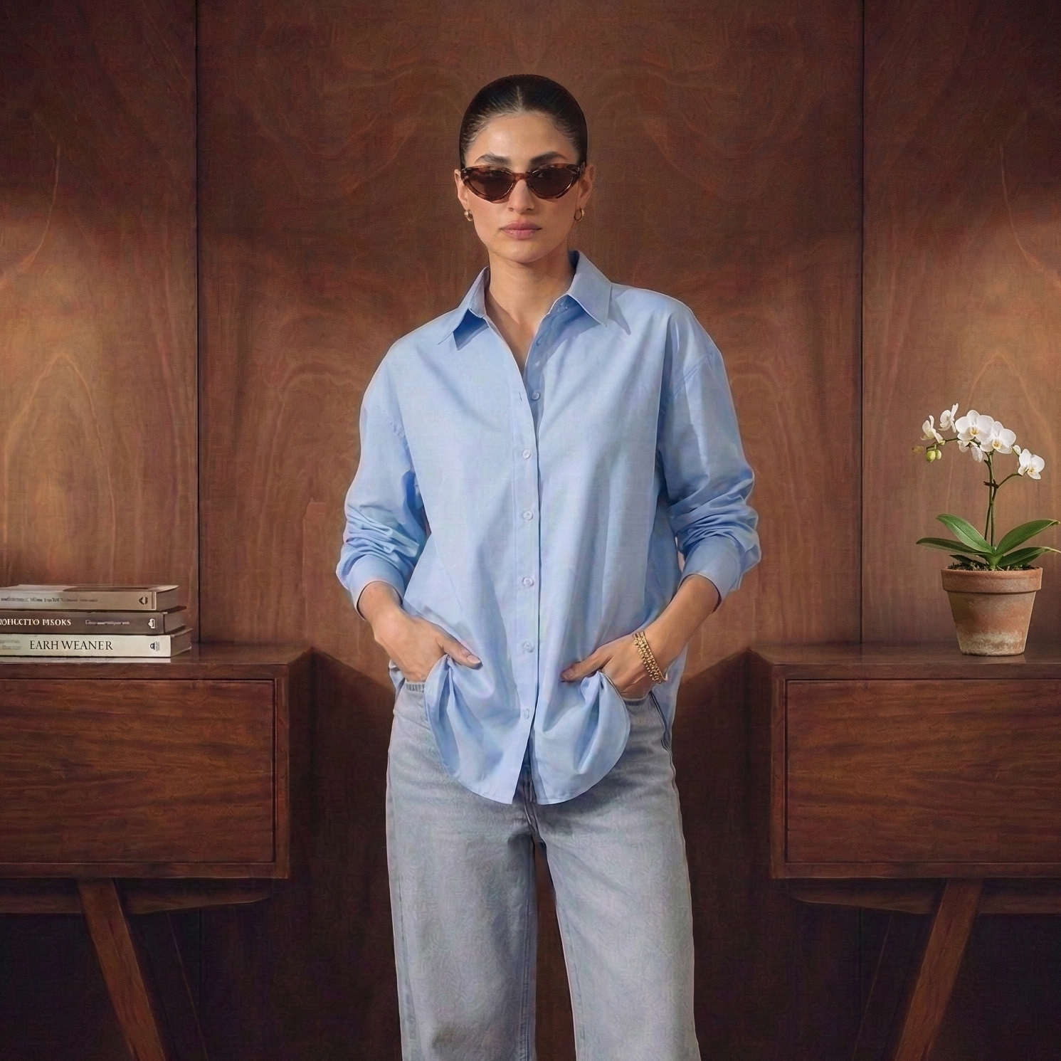 Sky Blue Button Down Shirt