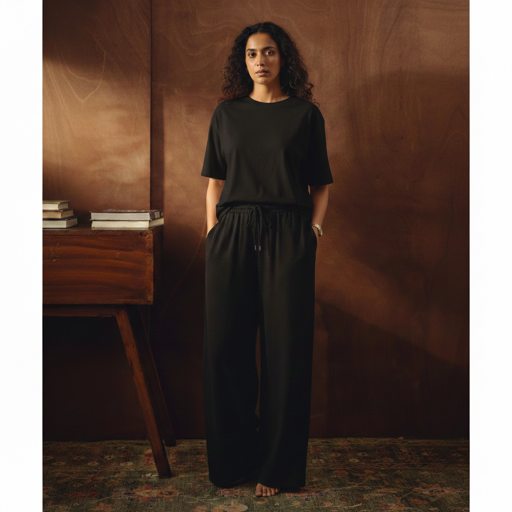 Oversized Tee and Flapper Trouser