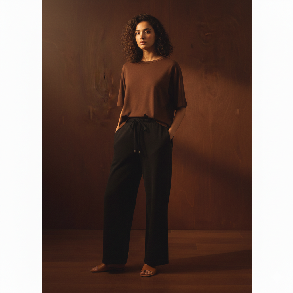 Oversized Tee and Flapper Trouser
