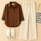 BUTTON DOWN SHIRT WITH FLAPPER TROUSER