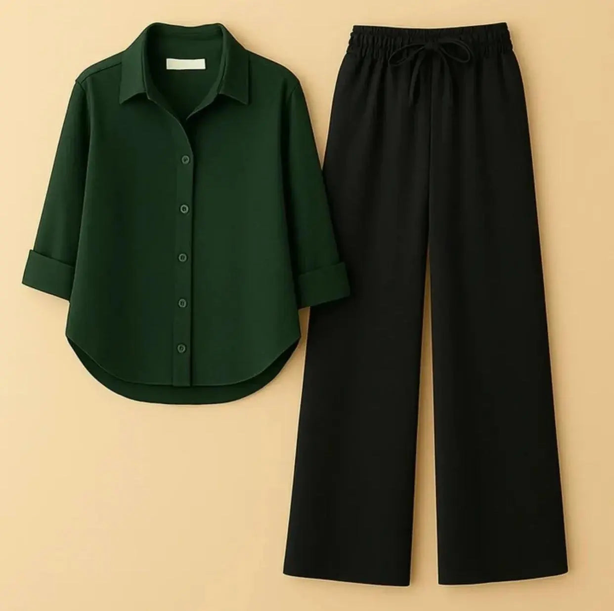 BUTTON DOWN SHIRT WITH FLAPPER TROUSER