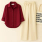BUTTON DOWN SHIRT WITH FLAPPER TROUSER