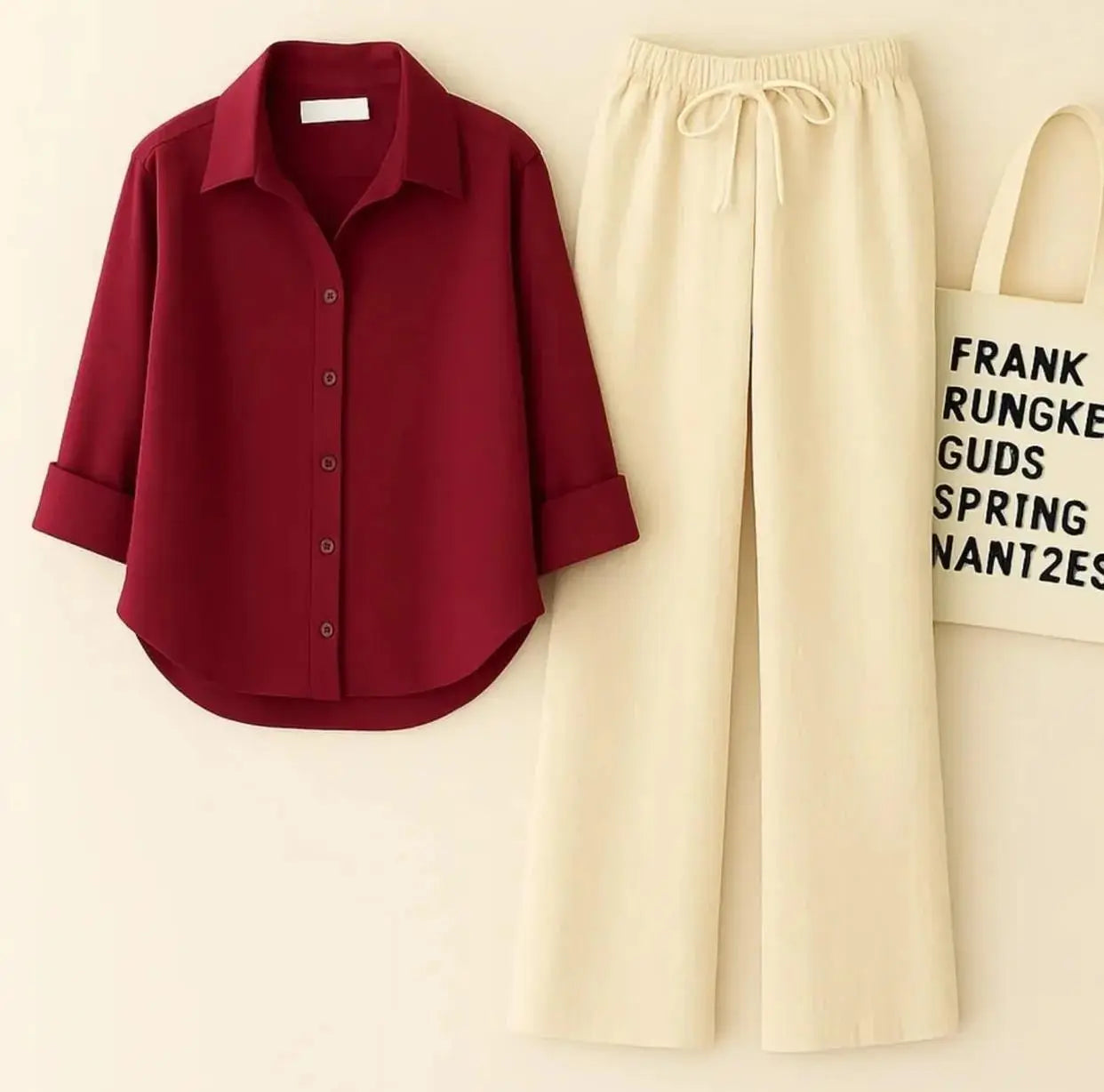 BUTTON DOWN SHIRT WITH FLAPPER TROUSER