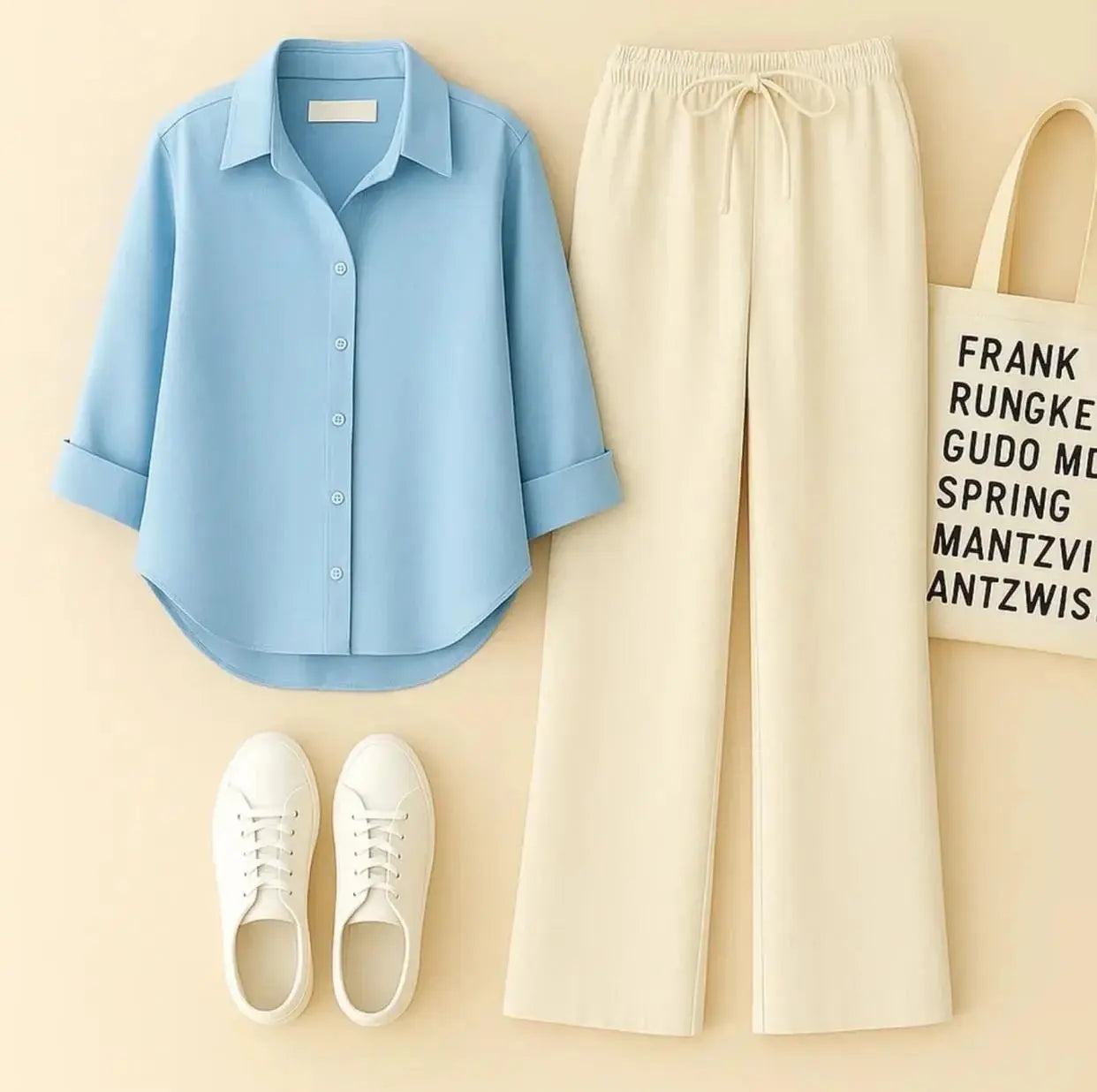 BUTTON DOWN SHIRT WITH FLAPPER TROUSER