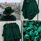 BOTTLE GREEN BUTTON DOWN SHIRT