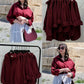 MAROON BUTTON DOWN SHIRT