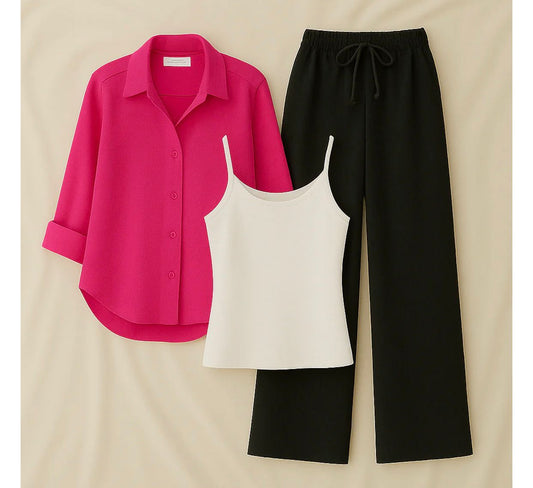 BUTTON DOWN SHIRT WITH FLAPPER TROUSER