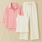 BUTTON DOWN SHIRT WITH FLAPPER TROUSER