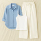 BUTTON DOWN SHIRT WITH FLAPPER TROUSER