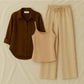 BUTTON DOWN SHIRT WITH FLAPPER TROUSER
