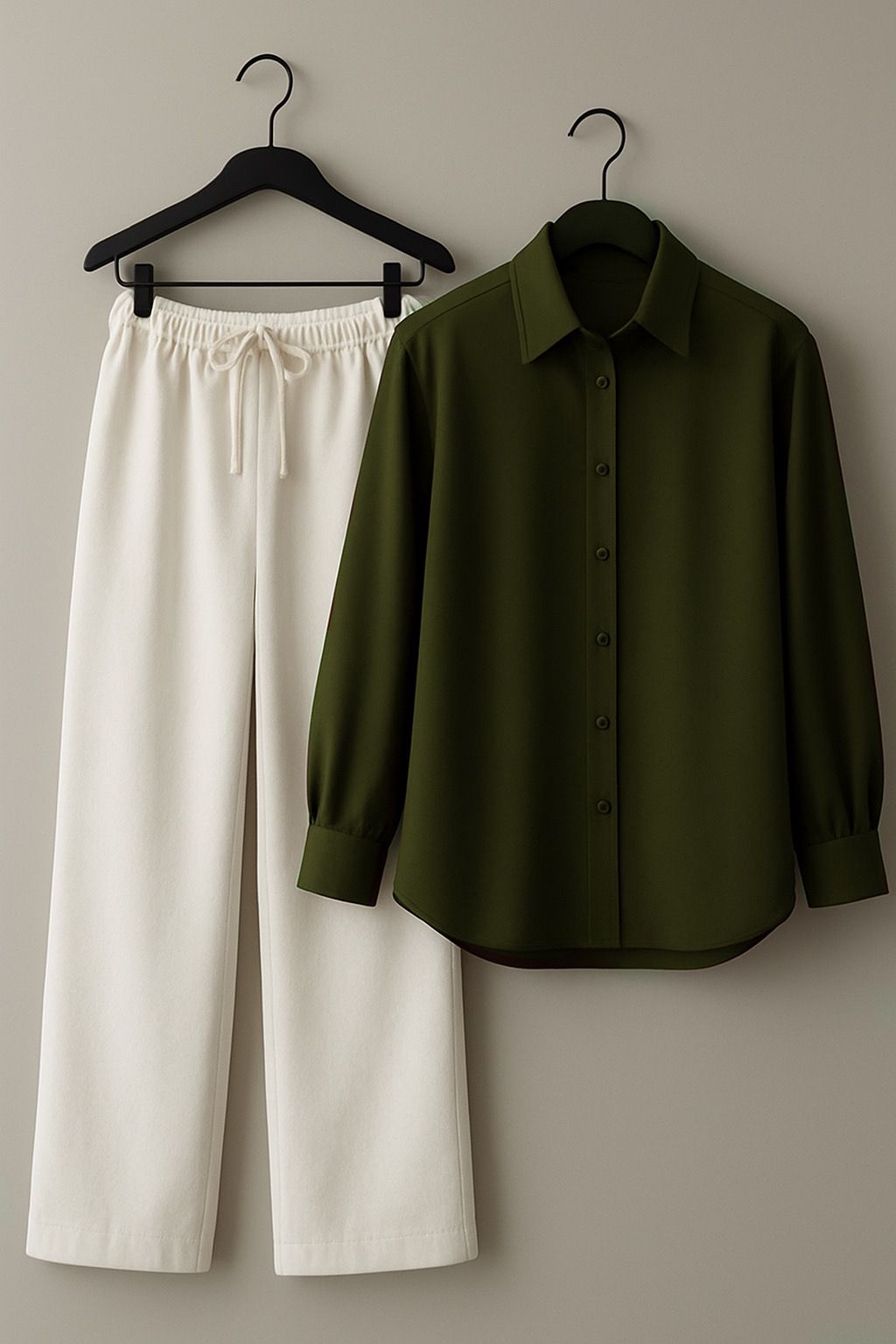 BUTTON DOWN SHIRT WITH FLAPPER TROUSER