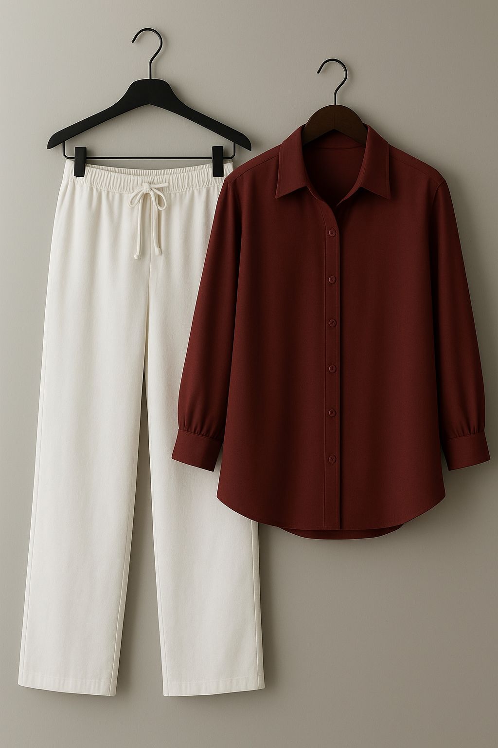 BUTTON DOWN SHIRT WITH FLAPPER TROUSER