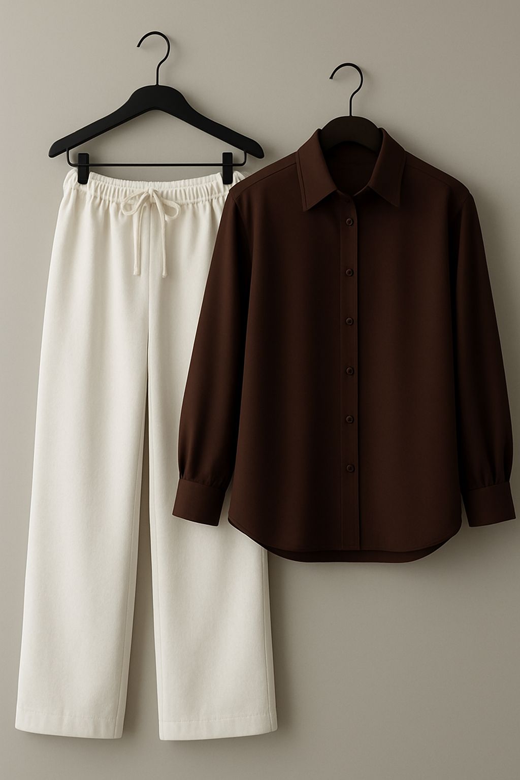 BUTTON DOWN SHIRT WITH FLAPPER TROUSER
