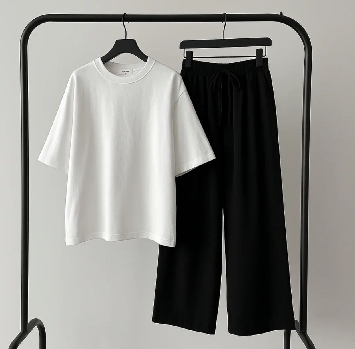 Oversized Tee and Flapper Trouser