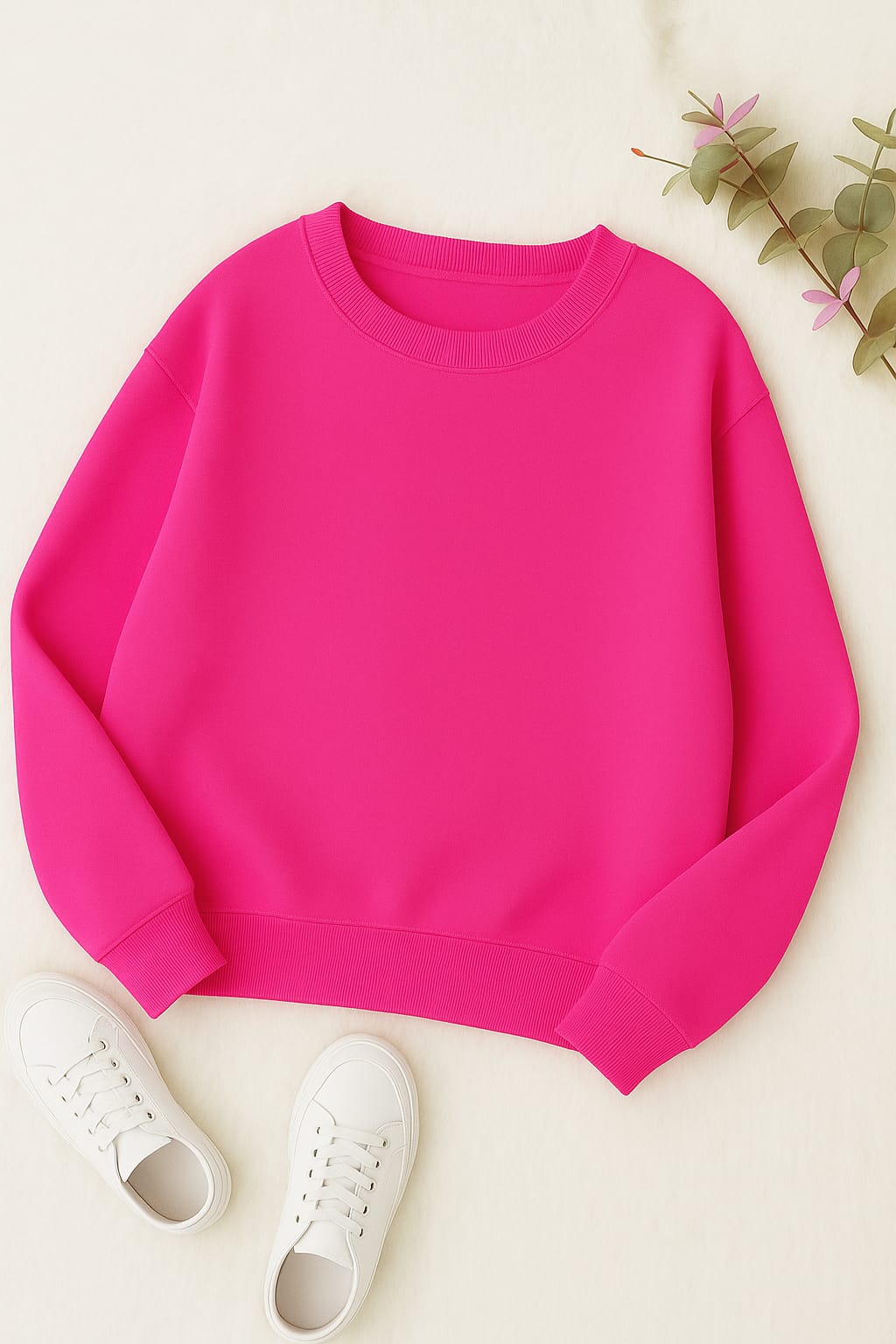 Casual Crewneck Sweatshirt