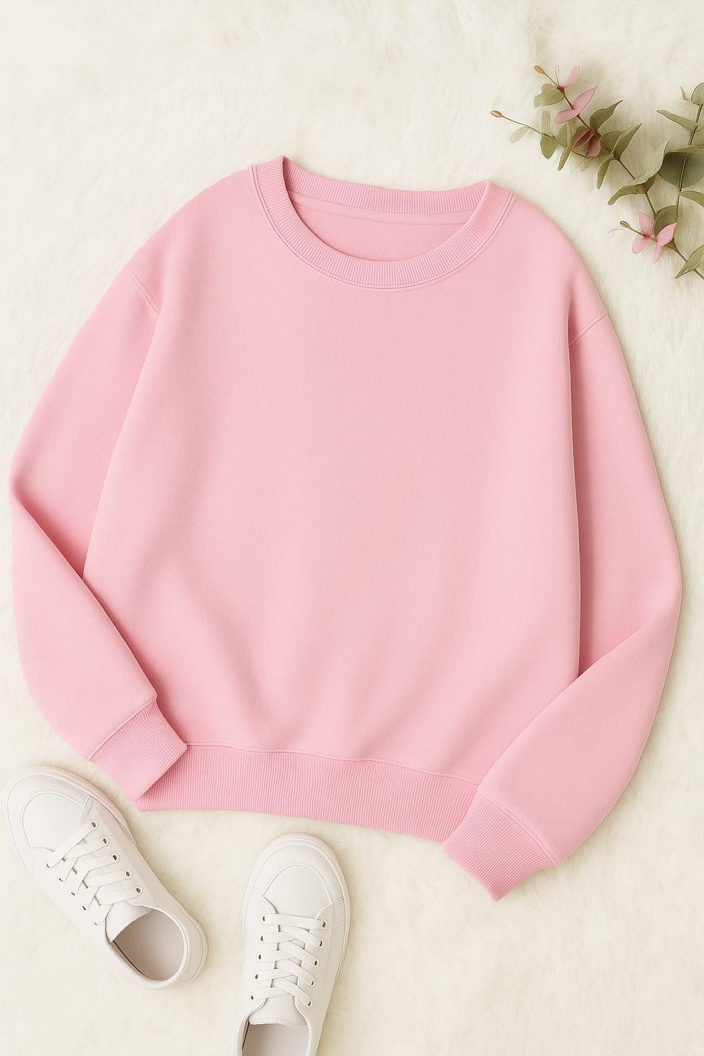Casual Crewneck Sweatshirt