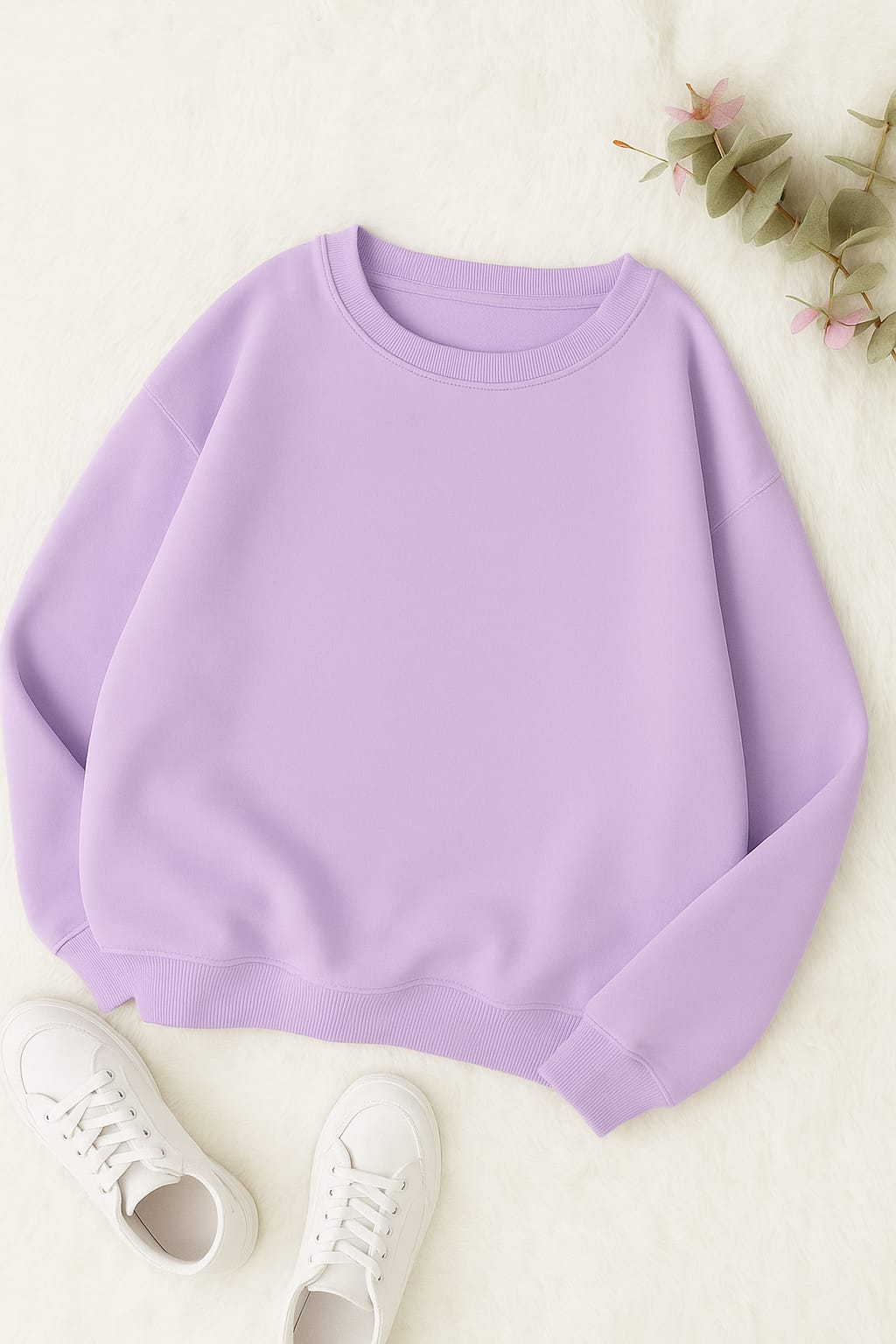 Casual Crewneck Sweatshirt