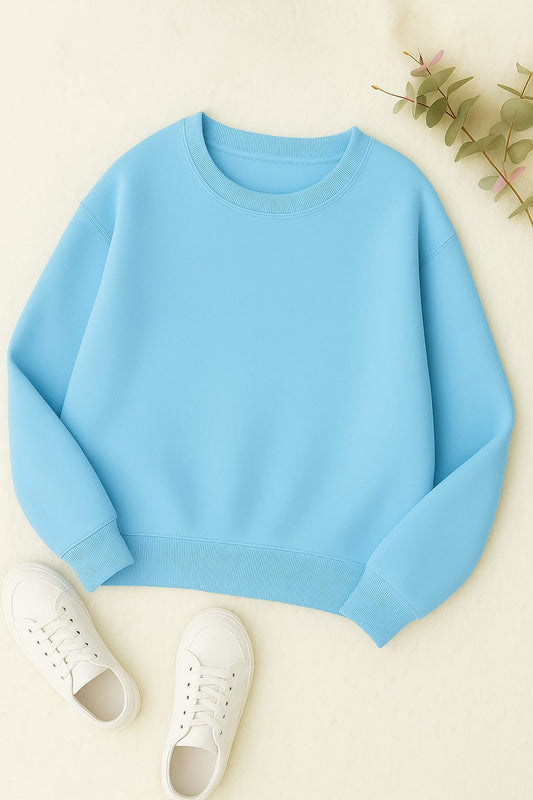 Casual Crewneck Sweatshirt