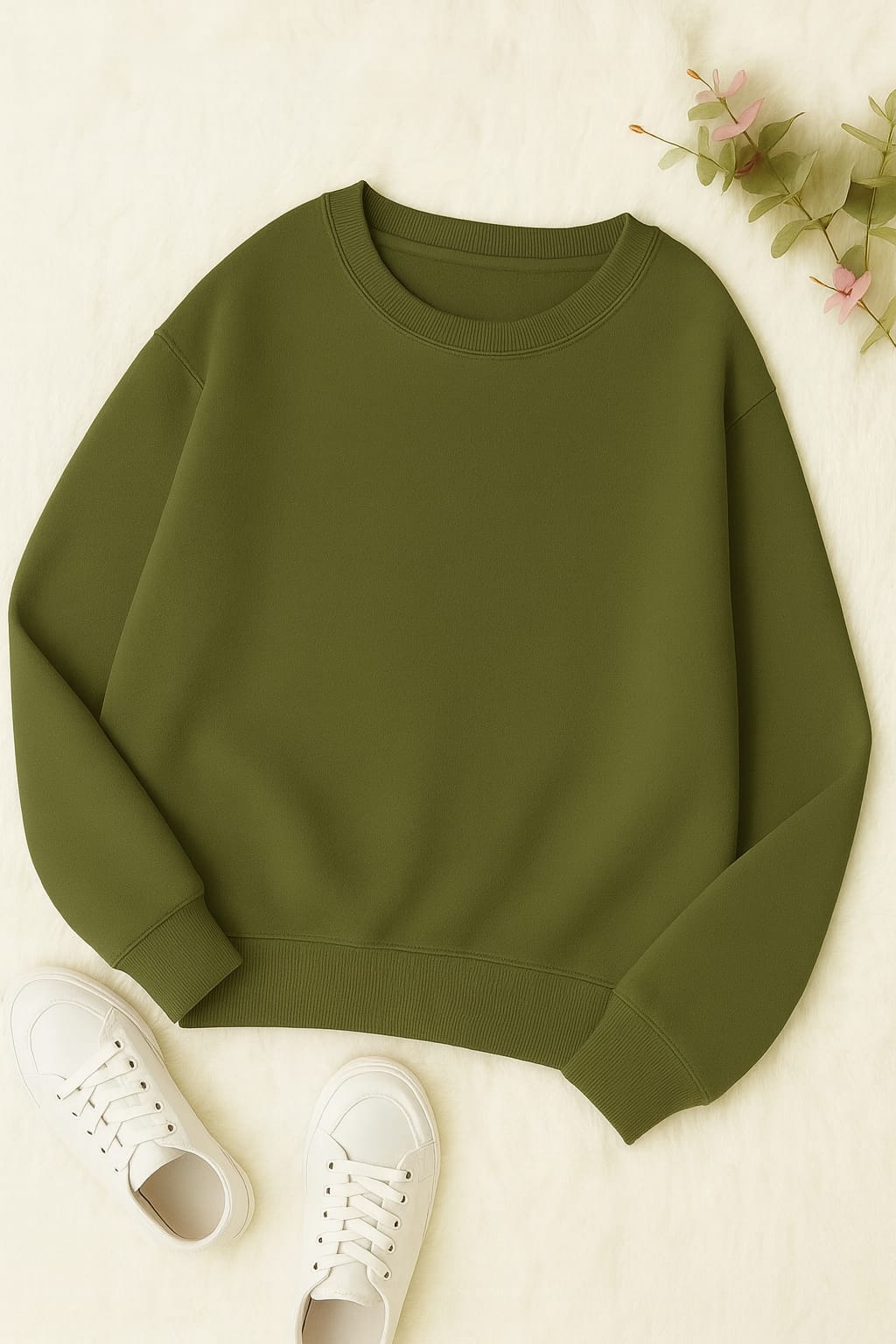 Casual Crewneck Sweatshirt