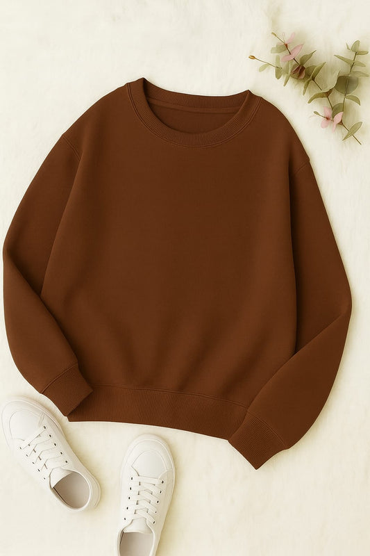Casual Crewneck Sweatshirt