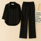 BUTTON DOWN SHIRT WITH FLAPPER TROUSER