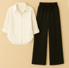 BUTTON DOWN SHIRT WITH FLAPPER TROUSER