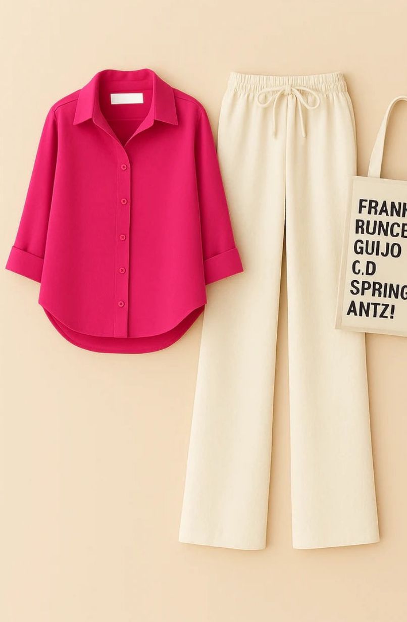 BUTTON DOWN SHIRT WITH FLAPPER TROUSER