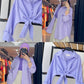 LILAC BUTTON DOWN SHIRT