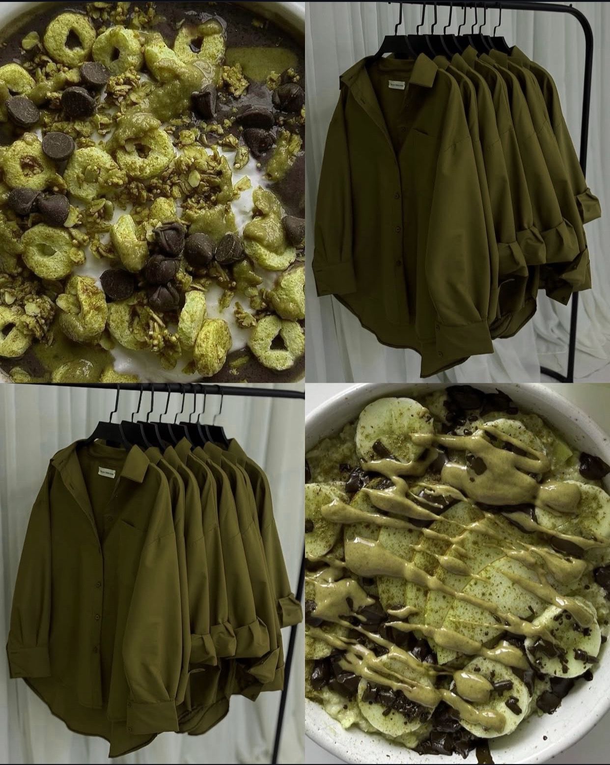 OLIVE GREEN BUTTON DOWN SHIRT