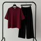 Oversized Tee and Flapper Trouser