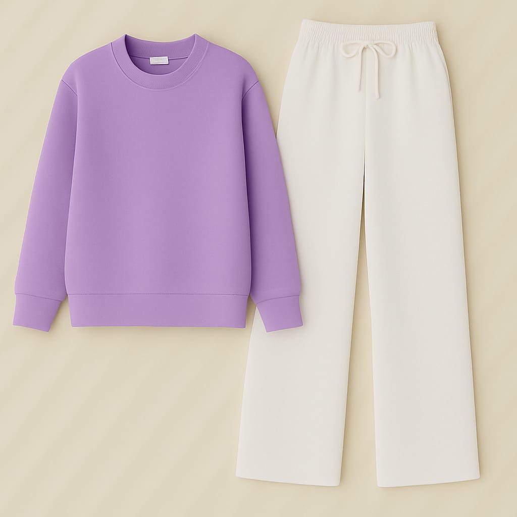 Sweatshirt With White Flapper