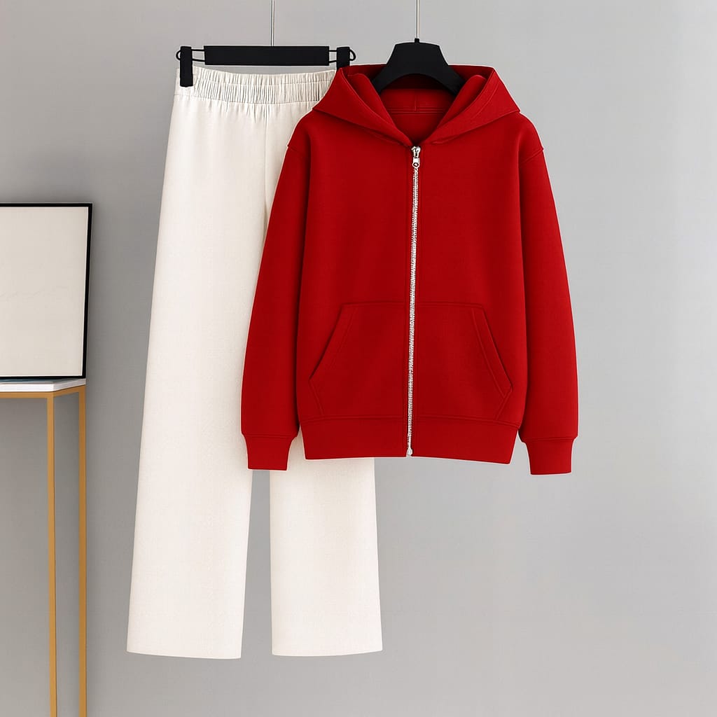 Zipper With White Flapper