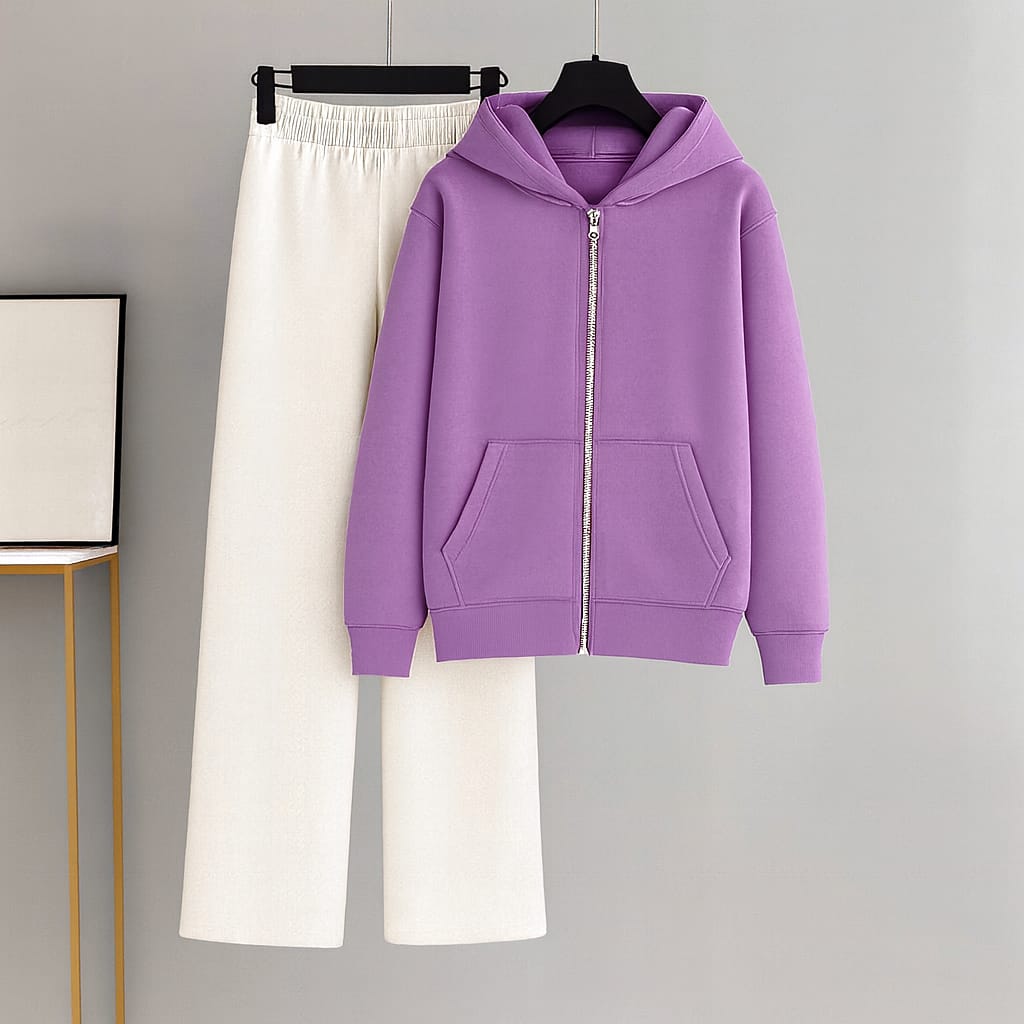 Zipper With White Flapper