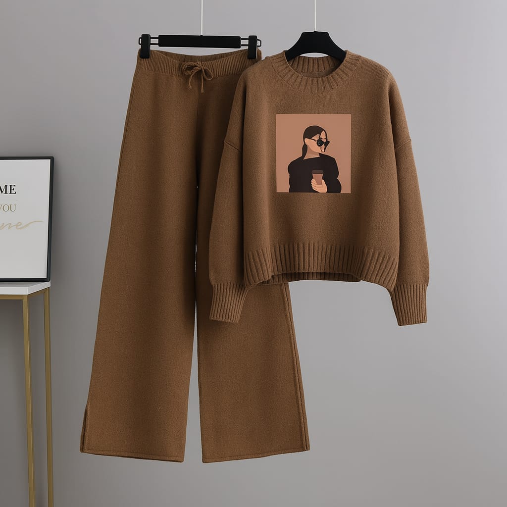 Sweatshirt With Flapper Trouser